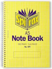 SPIRAX Notebook Side Opening A5 300 Page