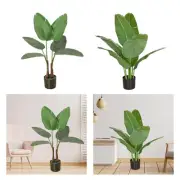 Artificial Plants in Pot Ornament Green for Housewarming Garden House