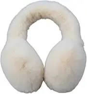 [Generic] Faux Rabbit Fur Winter Warm Earmuffs for Girls Women Retractable Flexible Headband Ear Warmer Thick Furry Earmuff Outdoor Indoor Ear Covers for Kids Adults