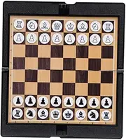 ifundom Checkers International Compact Board Travel Game Educational for Home Office