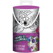 Colorbok Make It Colorful! Color Your Own Plush-Elephant 34012332