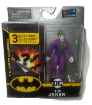 DC Spin Master 1st Edition THE JOKER 4" Action Figure The Caped Crusader NIB