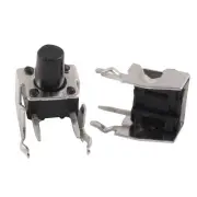 uxcell 20 Pcs Momentary Right Angle Tactile Tact Push Button Switch 6 x 6mm...