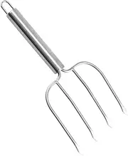iplusmile Multi Functional Stainless Steel BBQ Fork Portable Roasting Stick for Camping Grilling and Picnic Activities Barbecue Tool for Meat and Vegetable Cooking