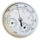 Wall Mounted Barometer Thermometer Hygrometer Indoor/Outdoor Use