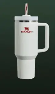 Stanley Mistletoe Twist Quencher Flowstate Tumbler IN HAND LIMITED EDITION 40oz