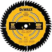 DEWALT Table Saw Blade, 10 in, 60 Tooth, Fine Finish, Ultra Sharp Carbide (DWA11060)