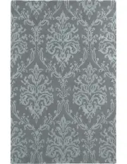 Sanderson Riverside Damask 46705 Rug In Pewter