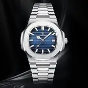 POEDAGAR Luxury Watch Business Waterproof Male Clock Luminous Date Stainless Steel Square Quartz Men Watch