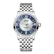 【TITONI 瑞士梅花錶】天星系列(83538 S-580)-尊爵藍+銀色/雙色錶盤/鋼帶/40mm