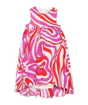 WOVEN DRESS 14Y,13Y,12Y,10Y Pink