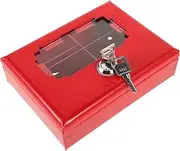 Amosfun Box for Keys Wall Mounted Fire Cabinet Emergency Key Access Box for Fire Extinguisher and Cards