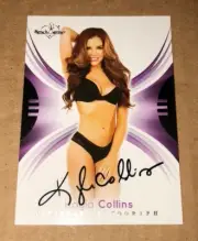 2015 Benchwarmer KAYLA COLLINS Signature #104 Silver Foil Auto PLAYBOY Playmate