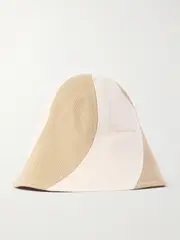 [Jacquemus] Jacquemus - Gelato Striped Cotton-twill Bucket Hat - Off-white - 58 58 Off-white