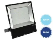MarVelite Plus 200W IP65 Commercial/Industrial LED Floodlight 4000K Black