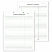 20001V Supplemental & Treatment Notes Two Hole Punch 8 1/2 x 11" QTY 250