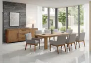 ROMULUS 9 Piece Dining Suitewith Lazarus Dining Chairs