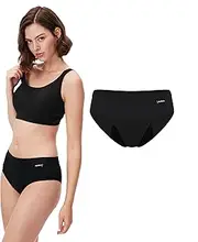 [My Siesta] Classic Mid Rise Period Underwear - Moderate Absorbency - Leakproof Period Undies - Discreet Reusable Menstrual Panties