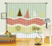 3D Xmas Tree Snowflake G772 Christmas Window Photo Curtain Fabric Quality Amy