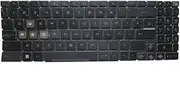 Laptop Blue Monochrome Backlit Keyboard for MSI Cyborg 14 A13U A13UCX A13UDX A13V A13VE A13VF MS-15P1 Spanish SP Black without Frame New