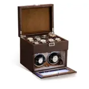 Automatic Double Watch Winder,Watch Winder with 8 Extra Storage Display Box,J...