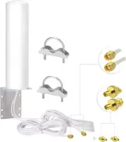 Omnidirectional MIMO Antenna 10db 4G Outdoor Wall Mount SMA TS9 for Trail Camera