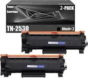 TN2530 TN2530XL Toner Cartridge Compatible with Brother MFC-L2880DWXL, MFC-L2920DW, DCP-L2640DW, HL-L2480DW, HL-L2464DW Printer (2Black)