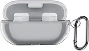WELYOK Clear TPU Case Compatible with Beats Solo Buds Wireless Earbuds - Shockproof Cover with Keychain