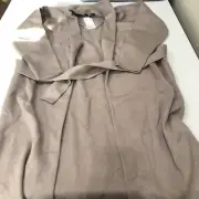 Uniqlo Light Brown Coat With Belt XS