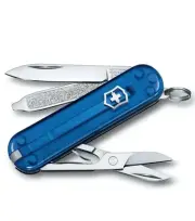Victorinox Classic SD Translucent Swiss Army Knife - Deep Ocean