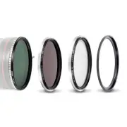 NiSi SWIFT 72mm VND Mist Kit 1-9 Stops (1-5 Stops VND, 4 Stop ND, Black Mist ...