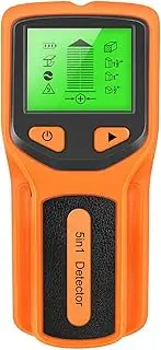 QUMOX Stud Finder Multifunctional Wall Scanner Sensor Line Finder with LCD Display for Metal, Pipes, Wood, Power Line, AC Voltage Scanner Detector（Orange）