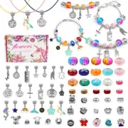 DIY Charm Bracelets Beads Jewelry Making Kit DIY Acessories 66/98/130pcs