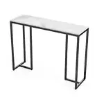 Interior Ave - Stone Marble Console - Marble & Black