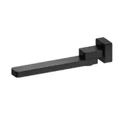 Amelie Wall Swivel Basin/Bath Spout Square 240mm Matte Black BDO206MB