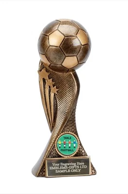 Table Football Award 180mm Classic 3D Trophy Engraved Free