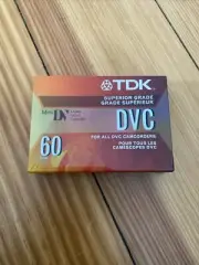 TDK MINI DV DIGITAL VIDEO CASSETTE DVC SUPERIOR GRADE 60 MIN CAMCORDER TAPE NEW