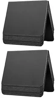 Mini Chalkboard Signs for Chalk Sign,26pcs Easy to Write and Wipe Out,Food Labels,Buffet,Tables,Small Chalkboard Sign (V Type)