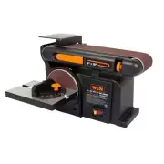 WEN Belt Sander 4" x 36" 4.3 Amp Corded + 6" Disc Sander w/ Cast Iron Base