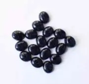 AAA+ Synthetic Black Sunstone Cabochon Oval Shape Loose Gemstone