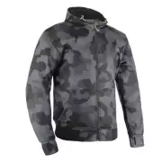 Oxford Super Hoodie 2 Mens Grey Camo Motorcycle Motorbike Bike Hooded Top Hoody