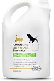 Furniture Clinic Stain & Odor Eliminator | Urine Remover for Dogs, Cats, Pets & and Human Urine Removal | Enzyme Activated Urine Spray | Get Urine Off Carpets, Mattresses and Other Surfaces, 5 Liter