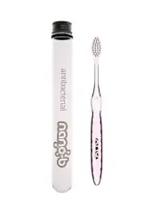 Nano B Pink/Silver Antibacterial Toothbrush
