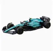 Bburago 1:43 2023 F1 AMR23 #14 Alonso Diecast Model Car w/ Helmet NEW IN BOX