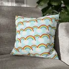 CUSHION COVER PILLOW CASE|CUTE RAINBOW CLOUDS PATTERN #4