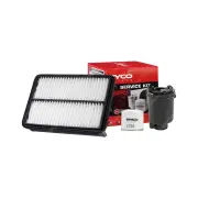 Ryco Oil Air Fuel Filter Service Kit for Kia Sportage KM 04/2005-08/2009