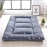 Single Double Thick Mattress, Portable Futon Mattress, Japanese Futon Mattress, Foldable Roll Up Mattress Floor Mattress for Guest Bed Dormitory Office Nap Mat