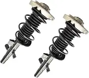 QYCLY 37106850254, 37106865565 1Pair Front Shock Absorbers with EDC Compatible for BMW 3 Series 4 Series F30 F31 F36 340i 428i 435i 2013-2019, Front Struts
