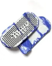 [Generic] Balanced Studio | Pilates Yoga Non-slip Grip Socks for Unisex, Men, Women, Blue, One size