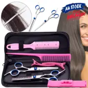 8pcs Clipper Salon Hairdressing Kit Hair Scissors Comb Barber Cutting Shears Set